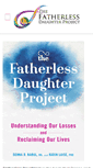 Mobile Screenshot of fatherlessdaughterproject.com